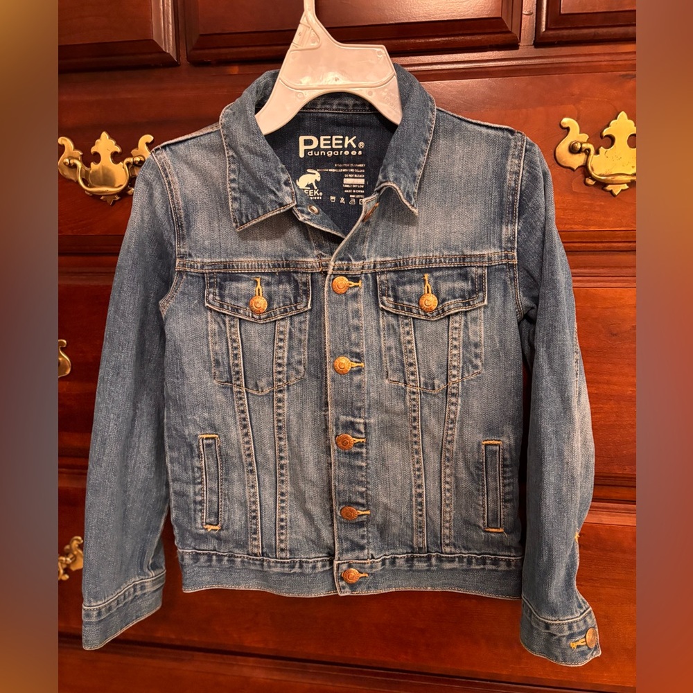 Peek dungarees Classic Blue Denim Jacket size L/10-12